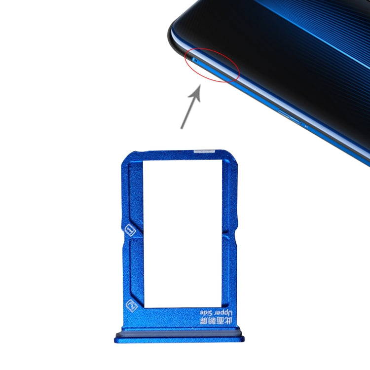 For Vivo iQOO SIM Card Tray + SIM Card Tray (Blue) - Card Socket by PMC Jewellery | Online Shopping South Africa | PMC Jewellery | Buy Now Pay Later Mobicred