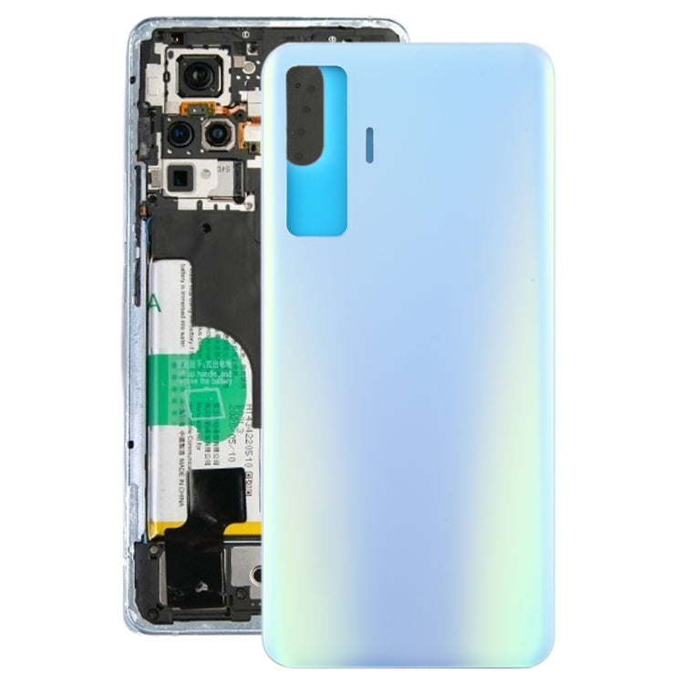 For Vivo X50 Battery Back Cover (Blue) - Back Cover by PMC Jewellery | Online Shopping South Africa | PMC Jewellery | Buy Now Pay Later Mobicred