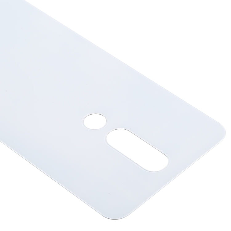 Back Cover for Nokia X6 (2018)(White) - Back Cover by PMC Jewellery | Online Shopping South Africa | PMC Jewellery | Buy Now Pay Later Mobicred