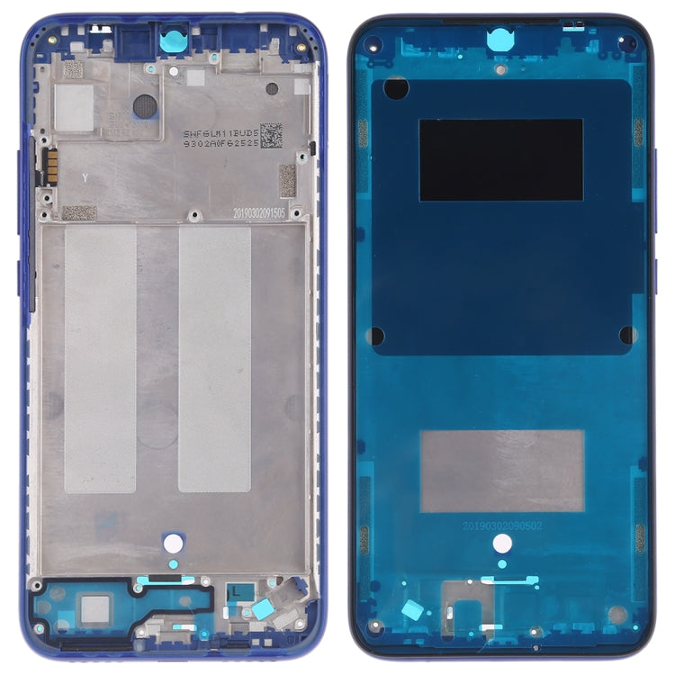 Middle Frame Bezel Plate with Side Keys for Xiaomi Redmi 7 (Blue) - LCD Related Parts by PMC Jewellery | Online Shopping South Africa | PMC Jewellery | Buy Now Pay Later Mobicred