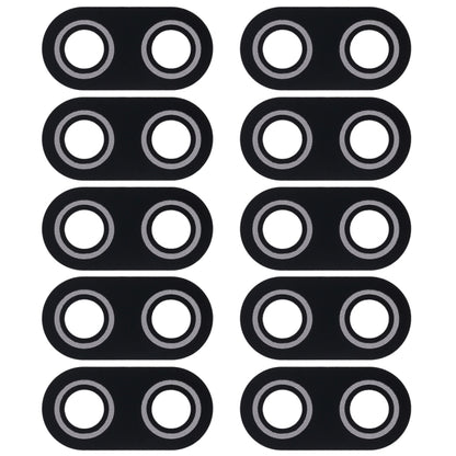 10 PCS Back Camera Lens Cover for Asus ZenFone Max Plus(M1) X018DC Pegasus 4s ZB570TL 5.7 inch (Black) - Camera by PMC Jewellery | Online Shopping South Africa | PMC Jewellery | Buy Now Pay Later Mobicred