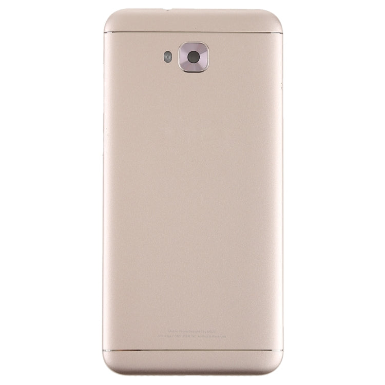 Back Cover with Side Keys & Camera Lens for Asus ZenFone 4 Selfie ZD553KL(Gold) - Back Cover by PMC Jewellery | Online Shopping South Africa | PMC Jewellery | Buy Now Pay Later Mobicred