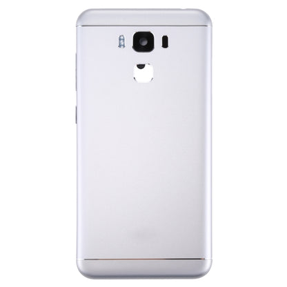 Aluminum Alloy Back Battery Cover for Asus ZenFone 3 Max / ZC553KL (Silver) - Back Cover by PMC Jewellery | Online Shopping South Africa | PMC Jewellery | Buy Now Pay Later Mobicred