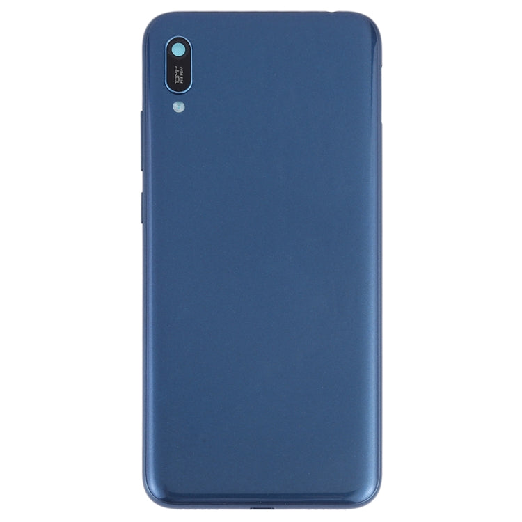 Battery Back Cover with Camera Lens & Side Keys for Huawei Y6 (2019)(Blue) - Back Cover by PMC Jewellery | Online Shopping South Africa | PMC Jewellery | Buy Now Pay Later Mobicred