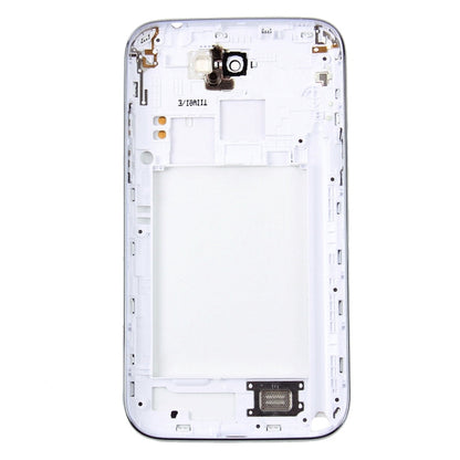 For Galaxy Note II / N7100 Middle Frame Bezel + Battery Back Cover (White) - Back Cover by PMC Jewellery | Online Shopping South Africa | PMC Jewellery | Buy Now Pay Later Mobicred