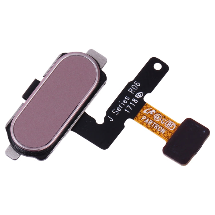 For Galaxy J7 (2017) SM-J730F/DS SM-J730/DS Fingerprint Sensor Flex Cable(Pink) - Flex Cable by PMC Jewellery | Online Shopping South Africa | PMC Jewellery | Buy Now Pay Later Mobicred
