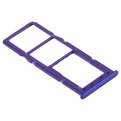 For Samsung Galaxy A30s SIM Card Tray + SIM Card Tray + Micro SD Card Tray (Blue) - Card Socket by PMC Jewellery | Online Shopping South Africa | PMC Jewellery