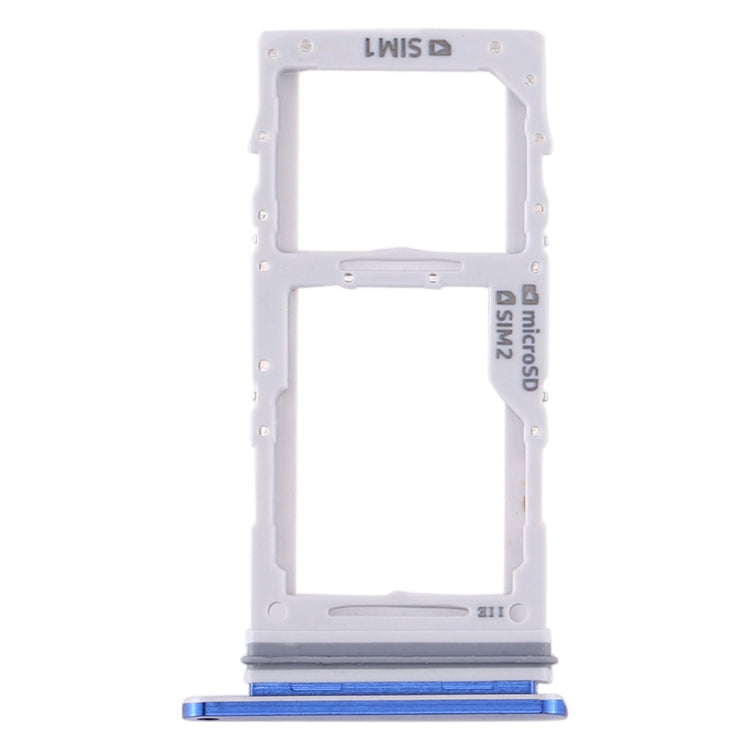 For Samsung Galaxy Note10+ SIM Card Tray + SIM Card Tray / Micro SD Card Tray (Blue) - Card Socket by PMC Jewellery | Online Shopping South Africa | PMC Jewellery | Buy Now Pay Later Mobicred