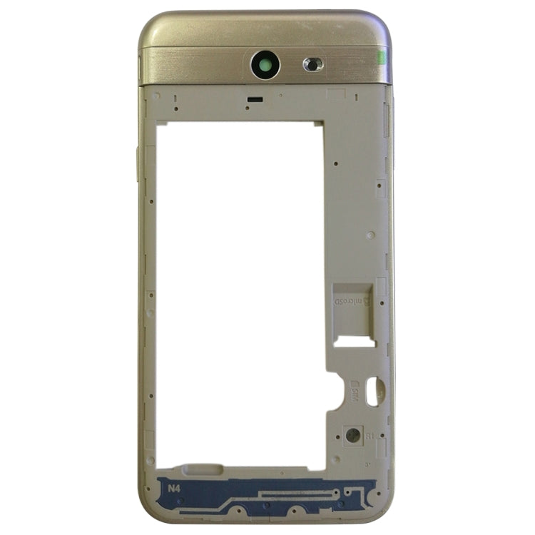 For Galaxy J7 V J727V (Verizon) Rear Housing Frame (Gold) - Frame Bezel Plate by PMC Jewellery | Online Shopping South Africa | PMC Jewellery | Buy Now Pay Later Mobicred