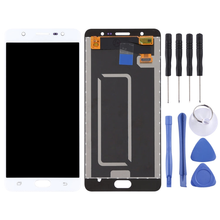 OEM LCD Screen for Galaxy J7 Max / G615 with Digitizer Full Assembly (White) - Galaxy J Series Parts by PMC Jewellery | Online Shopping South Africa | PMC Jewellery | Buy Now Pay Later Mobicred