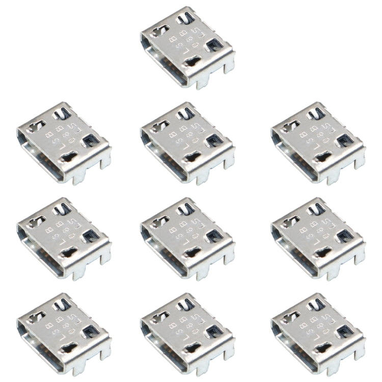 10pcs Charging Port Connector for Galaxy G355 G313 A8 A8000 A800F J1 J120 J210F - Single Tail Connector by PMC Jewellery | Online Shopping South Africa | PMC Jewellery | Buy Now Pay Later Mobicred