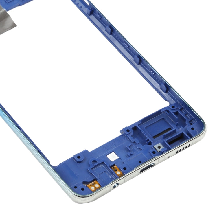 For Samsung Galaxy F62 SM-E625F  Middle Frame Bezel Plate (Blue) - Frame Bezel Plate by PMC Jewellery | Online Shopping South Africa | PMC Jewellery | Buy Now Pay Later Mobicred