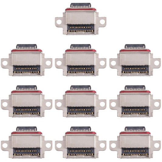 10pcs Charging Port Connector for Samsung Galaxy Note10 / Note10 5G SM-N970F, SM-N970U, SM-N970U1, SM-N9700, SM-N970W, SM-N9700, SM-N970N, SM-N971U, SM-N971N - Single Tail Connector by PMC Jewellery | Online Shopping South Africa | PMC Jewellery | Buy Now Pay Later Mobicred