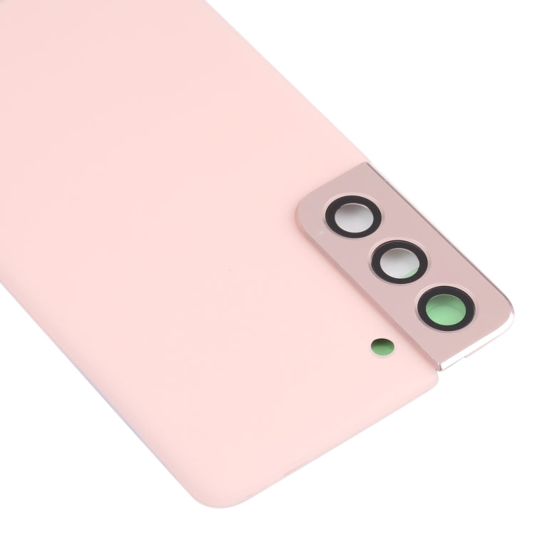 For Samsung Galaxy S21 5G Battery Back Cover with Camera Lens Cover (Pink) - Back Cover by PMC Jewellery | Online Shopping South Africa | PMC Jewellery | Buy Now Pay Later Mobicred