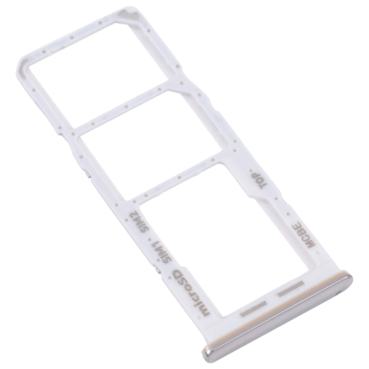 For Samsung Galaxy M32 5G SM-M326B Original SIM Card Tray + SIM Card Tray + Micro SD card tray (White) - Card Socket by PMC Jewellery | Online Shopping South Africa | PMC Jewellery | Buy Now Pay Later Mobicred