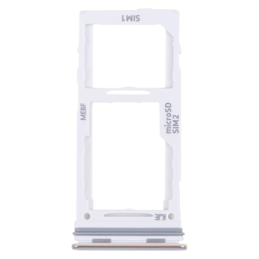 For Samsung Galaxy M52 5G SM-M526B Original SIM Card Tray + SIM Card Tray / Micro SD card tray (White) - Card Socket by PMC Jewellery | Online Shopping South Africa | PMC Jewellery | Buy Now Pay Later Mobicred