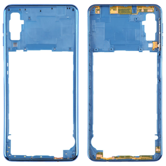 For Samsung Galaxy A7 2018 SM-A750 Middle Frame Bezel Plate (Blue) - Frame Bezel Plate by PMC Jewellery | Online Shopping South Africa | PMC Jewellery