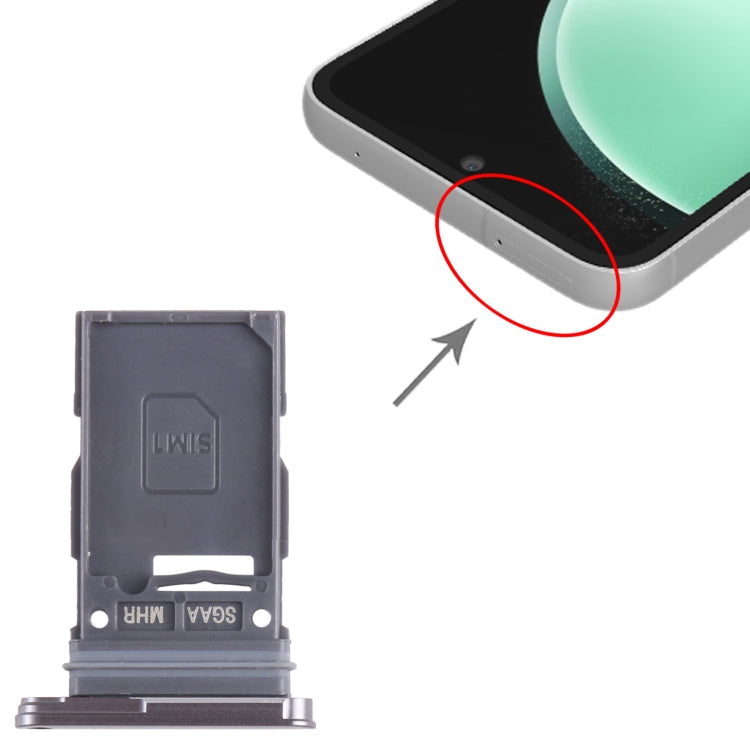 For Samsung Galaxy S23 FE SM-S711B Original SIM Card Tray (Grey) - Card Socket by PMC Jewellery | Online Shopping South Africa | PMC Jewellery | Buy Now Pay Later Mobicred