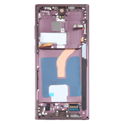 For Samsung Galaxy S22 Ultra 5G SM-S908B Original LCD Screen Digitizer Full Assembly with Frame (Purple) - LCD Screen by PMC Jewellery | Online Shopping South Africa | PMC Jewellery | Buy Now Pay Later Mobicred