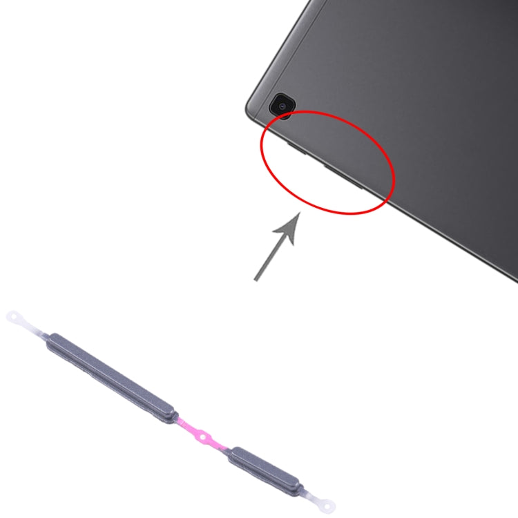 For Samsung Galaxy Tab A7 Lite SM-T225 Original Power Button and Volume Control Button (Black) - Galaxy Tab Series Parts by PMC Jewellery | Online Shopping South Africa | PMC Jewellery | Buy Now Pay Later Mobicred