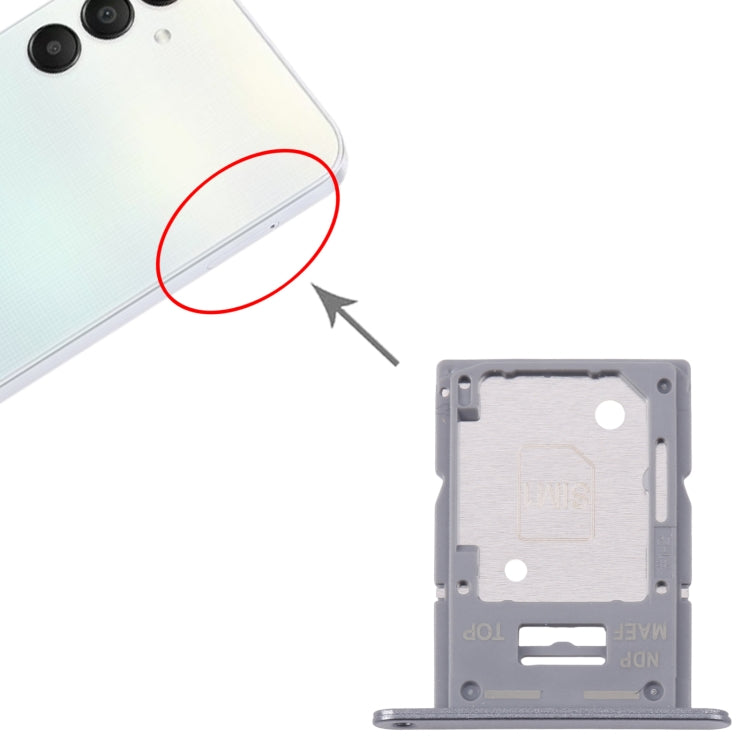 For Samsung Galaxy M15 SM-M156B Original SIM Card Tray + SIM Card Tray / Micro SD Card Tray (Grey) - Galaxy M Series Parts by PMC Jewellery | Online Shopping South Africa | PMC Jewellery | Buy Now Pay Later Mobicred