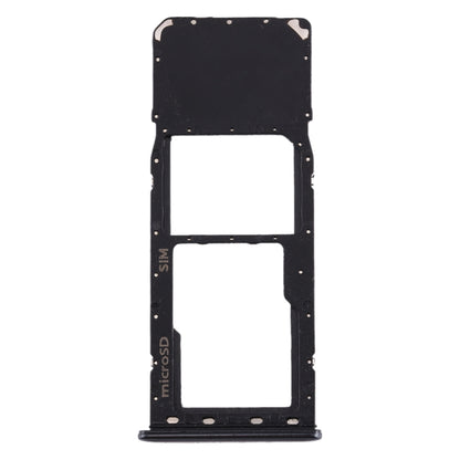 For Galaxy A20 A30 A50 SIM Card Tray + Micro SD Card Tray (Black) - Card Socket by PMC Jewellery | Online Shopping South Africa | PMC Jewellery | Buy Now Pay Later Mobicred