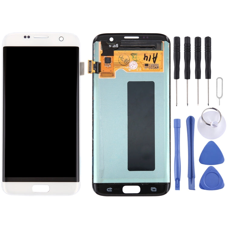 Original LCD Display + Touch Panel for Galaxy S7 Edge / G9350 / G935F / G935A / G935V(White) - Galaxy S Series Parts by PMC Jewellery | Online Shopping South Africa | PMC Jewellery | Buy Now Pay Later Mobicred