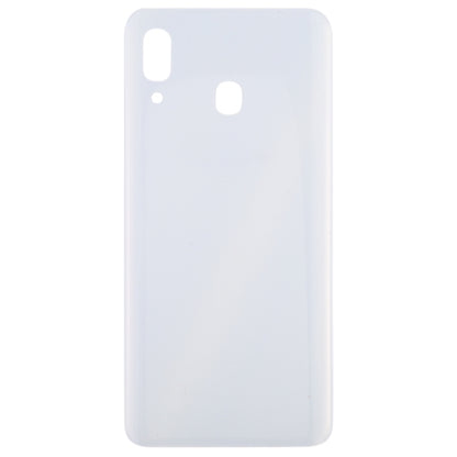 For Galaxy A30 SM-A305F/DS, A305FN/DS, A305G/DS, A305GN/DS Battery Back Cover (White) - Back Cover by PMC Jewellery | Online Shopping South Africa | PMC Jewellery | Buy Now Pay Later Mobicred