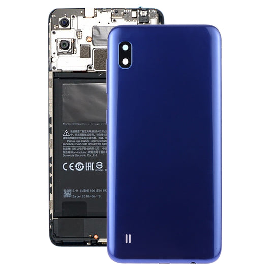 For Galaxy A10 SM-A105F/DS, SM-A105G/DS Battery Back Cover with Camera Lens & Side Keys (Blue) - Back Cover by PMC Jewellery | Online Shopping South Africa | PMC Jewellery | Buy Now Pay Later Mobicred