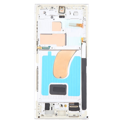 For Samsung Galaxy S23 Ultra 5G SM-S918B EU Edition 6.78 inch OLED LCD Screen Digitizer Full Assembly with Frame (Silver) - Galaxy S Series Parts by PMC Jewellery | Online Shopping South Africa | PMC Jewellery | Buy Now Pay Later Mobicred