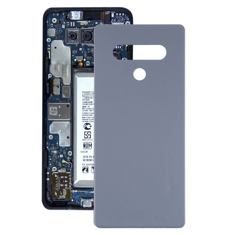 Battery Back Cover for LG Stylo 6 LMQ730TM LM-Q730TM(Grey) - For LG by PMC Jewellery | Online Shopping South Africa | PMC Jewellery | Buy Now Pay Later Mobicred