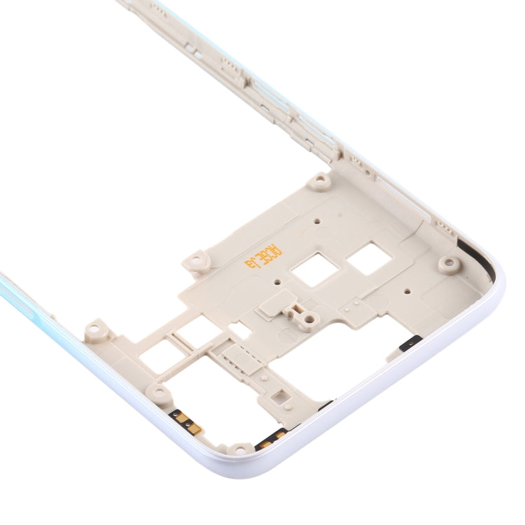 For OPPO A52 CPH2061 / CPH2069 (Global) / PADM00 / PDAM10 (China) Middle Frame Bezel Plate (White) - Frame Bezel Plate by PMC Jewellery | Online Shopping South Africa | PMC Jewellery