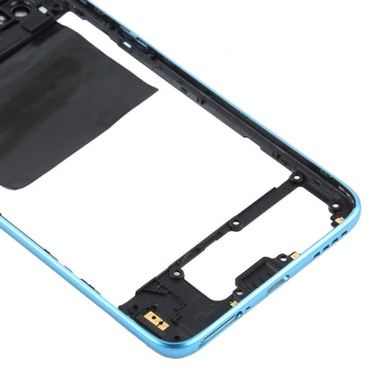 For OPPO Realme X7 Back Housing Frame (Blue) - Frame Bezel Plate by PMC Jewellery | Online Shopping South Africa | PMC Jewellery | Buy Now Pay Later Mobicred