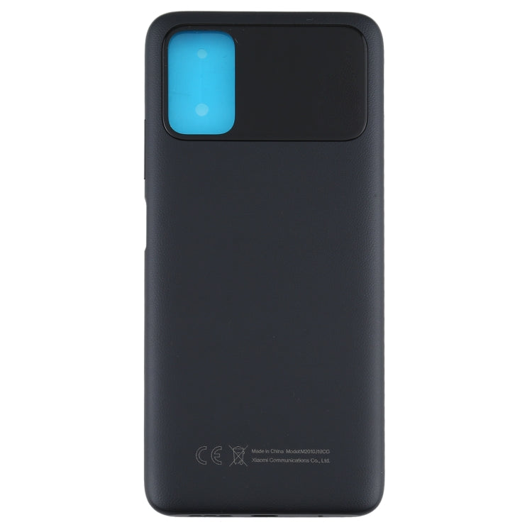 Original Battery Back Cover for Xiaomi Poco M3 M2010J19CG(Black) - Back Cover by PMC Jewellery | Online Shopping South Africa | PMC Jewellery | Buy Now Pay Later Mobicred