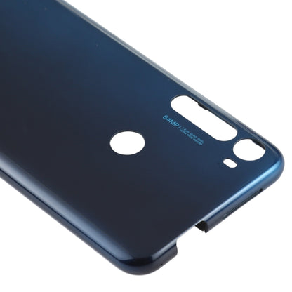 Original Battery Back Cover for Motorola Moto One Fusion Plus PAKF0002IN (Blue) - Back Cover by PMC Jewellery | Online Shopping South Africa | PMC Jewellery | Buy Now Pay Later Mobicred