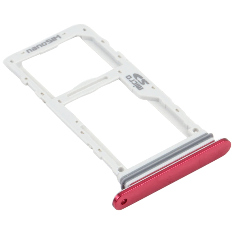 SIM Card Tray + SIM Card Tray / Micro SD Card Tray for LG Velvet 5G LM-G900N LM-G900EM LM-G900 LM-G900TM (Red) - For LG by PMC Jewellery | Online Shopping South Africa | PMC Jewellery | Buy Now Pay Later Mobicred