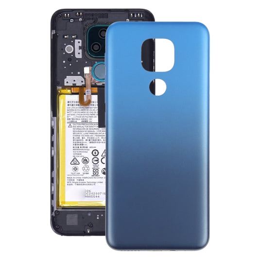 Battery Back Cover for Motorola Moto E7 Plus XT2081-1 (Blue) - Back Cover by PMC Jewellery | Online Shopping South Africa | PMC Jewellery | Buy Now Pay Later Mobicred