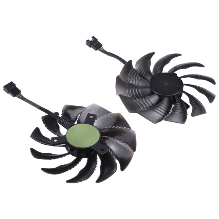 1 Pair 88MM 4 Pin Computer Graphics Card Cooling Fan For Gigabyte GeForce GTX1060 1070 GTX1050ti GTX960 RX570 RX470 - Fan Cooling by PMC Jewellery | Online Shopping South Africa | PMC Jewellery