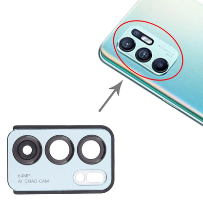 For OPPO Reno6 5G PEQM00, CPH2251 Camera Lens Cover (Blue) - Camera Series by PMC Jewellery | Online Shopping South Africa | PMC Jewellery