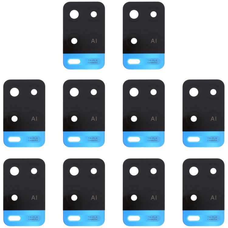 For OPPO A54 4G 10 PCS Back Camera Lens (Blue) - Camera Series by PMC Jewellery | Online Shopping South Africa | PMC Jewellery