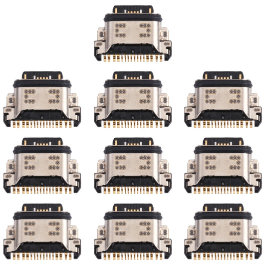 For vivo NEX 3 / NEX 3 5G V1923A, V1923T, 1908_19, 1912,V1924A, V1924T, 1913 10pcs Charging Port Connector - Single Tail Connector by PMC Jewellery | Online Shopping South Africa | PMC Jewellery | Buy Now Pay Later Mobicred