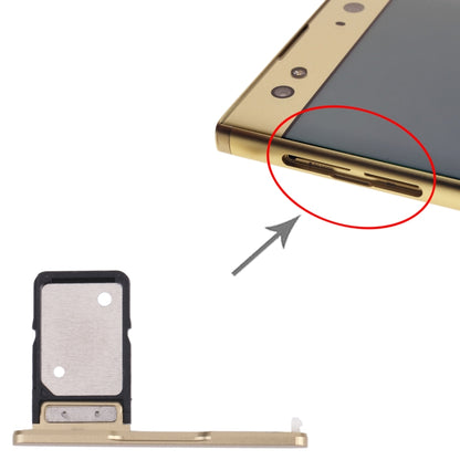 SIM Card Tray for Sony Xperia XA2 Ultra (Gold) - Card Tray by PMC Jewellery | Online Shopping South Africa | PMC Jewellery | Buy Now Pay Later Mobicred