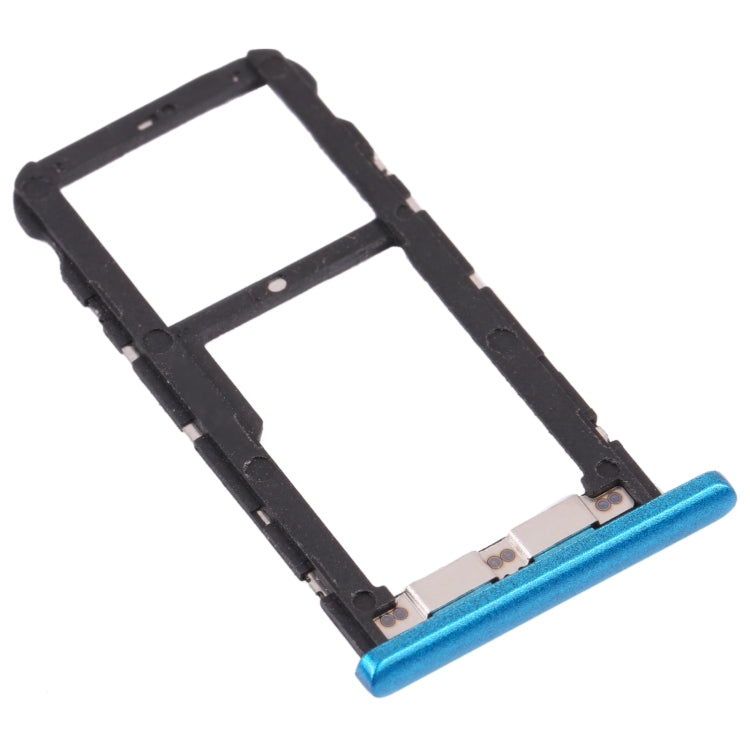 SIM Card Tray + SIM Card Tray / Micro SD Card Tray for ZTE Blade V10 Vita (Blue) - For ZTE by PMC Jewellery | Online Shopping South Africa | PMC Jewellery