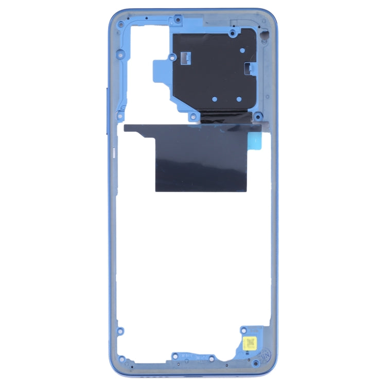 Original Middle Frame Bezel Plate for Xiaomi Poco M4 Pro 4G MZB0B5VIN(Blue) - Frame Bezel Plate by PMC Jewellery | Online Shopping South Africa | PMC Jewellery | Buy Now Pay Later Mobicred