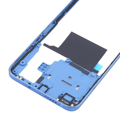 Original Middle Frame Bezel Plate for Xiaomi Poco M4 Pro 4G MZB0B5VIN(Blue) - Frame Bezel Plate by PMC Jewellery | Online Shopping South Africa | PMC Jewellery | Buy Now Pay Later Mobicred