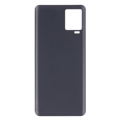 For vivo iQOO 7 V2049A I2009 Glass Battery Back Cover (Black) - Back Cover by PMC Jewellery | Online Shopping South Africa | PMC Jewellery | Buy Now Pay Later Mobicred