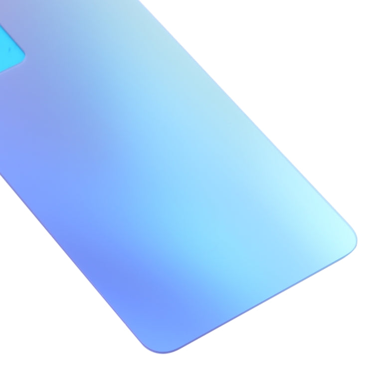 For OPPO Reno7 Pro 5G Glass Battery Back Cover (Blue) - Back Cover by PMC Jewellery | Online Shopping South Africa | PMC Jewellery