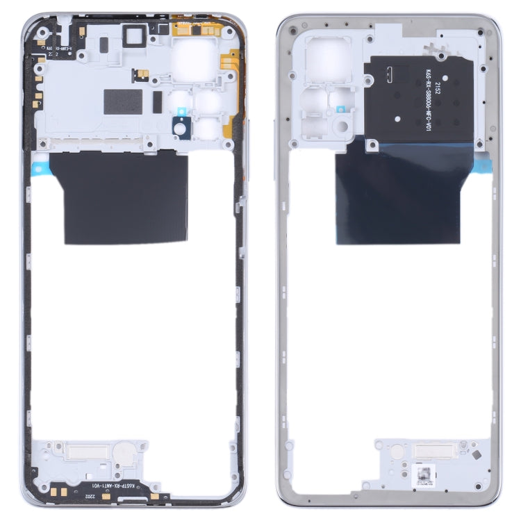 Original Middle Frame Bezel Plate for Xiaomi Redmi Note 11 Pro 4G 2201116TG 2201116TI(Silver) - Frame Bezel Plate by PMC Jewellery | Online Shopping South Africa | PMC Jewellery | Buy Now Pay Later Mobicred