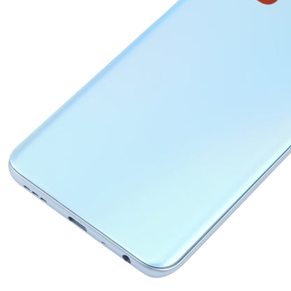 For OPPO A36/A76 Battery Back Cover with Middle Frame (Blue) - Back Cover by PMC Jewellery | Online Shopping South Africa | PMC Jewellery | Buy Now Pay Later Mobicred