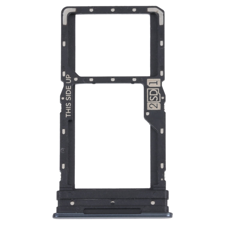 For Motorola Moto G82 5G SIM Card Tray + SIM / Micro SD Card Tray (Black) - Card Socket by PMC Jewellery | Online Shopping South Africa | PMC Jewellery